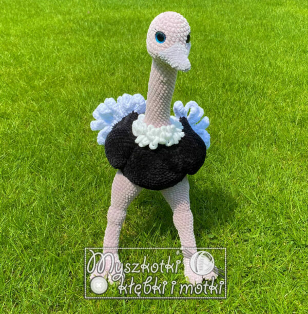 Oscar the Ostrich 25" - Big Bird Crochet PDF Pattern
