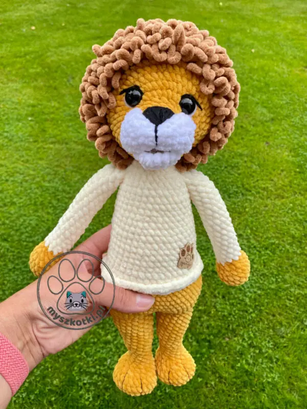 Lion crochet pattern 1 - lion crochet pattern, crochet lion, large lion, lion cuddly toy