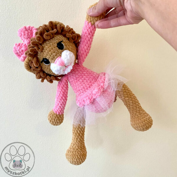 Little lioness in a tulle skirt 1 - baby lion,crochet lion,crochet lion,lioness