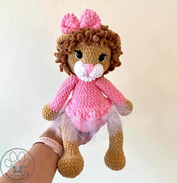Little lioness in a tulle skirt 3 - baby lion,crochet lion,crochet lion,lioness