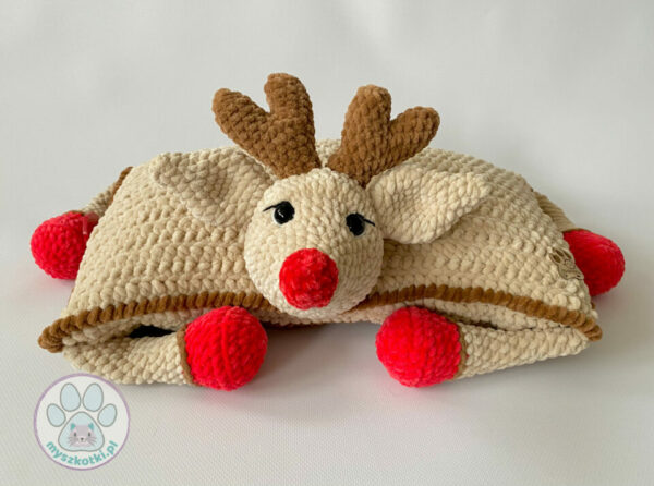 Reindeer pillow 5 - reindeer cushion,crochet reindeer,crochet toy,decorative cushion,holiday decoration,under the Christmas tree,gift idea,deer,children's room,mouse toys