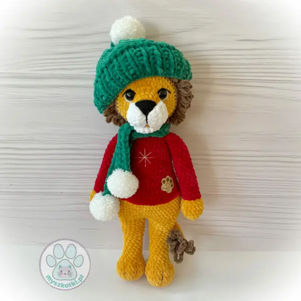 Lion crochet pattern 4 - lion crochet pattern, crochet lion, large lion, lion cuddly toy