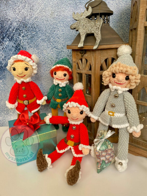 Gnomes with a lantern - crochet pattern 4 - crochet pattern, Christmas gnomes, Christmas ornaments, gnomes, Santa's elves, Christmas tree gift, gift for baby, Christmas gift