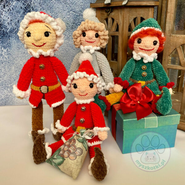 Gnomes with a lantern - crochet pattern 3 - crochet pattern, Christmas gnomes, Christmas ornaments, gnomes, Santa's elves, Christmas tree gift, gift for baby, Christmas gift
