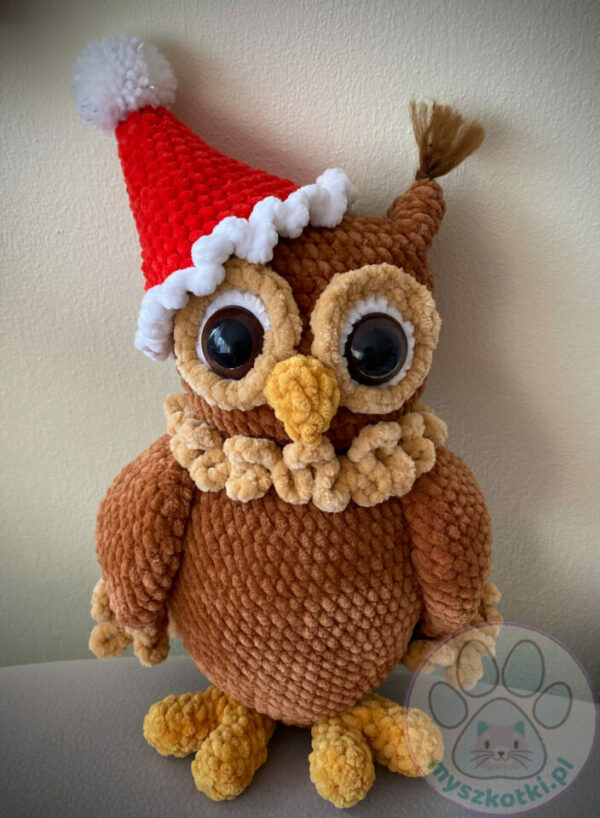 Large owl 30 cm 6 - large owl,cuddly baby,forest bird,crochet owl,cuddly owl