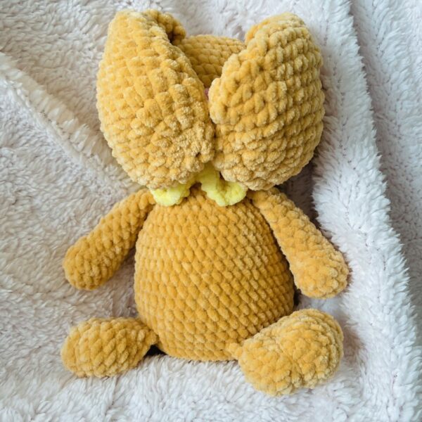 Bunny 23 cm 2 - bunny,crochet bunny,handmade,mascot,gift for her,gift for baby,easter,easter bunny,polish handicraft,baby day