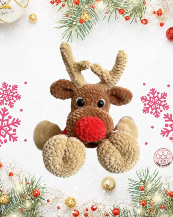 Reindeer pattern 3 - reindeer pattern,reindeer pattern,crochet reindeer,crochet reindeer,amigurumi,crochet pattern,mice,Christmas decoration,crochet cuddly toy,mascot,Christmas,crochet Christmas pattern