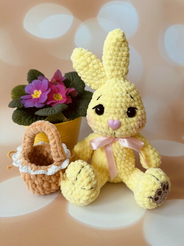 Little bunny 6 - little bunny, bunny, rabbit, hare, key ring, pendant, mascot, cuddly toy, easter bunny on crochet, mice, rabbit on crochet, easter