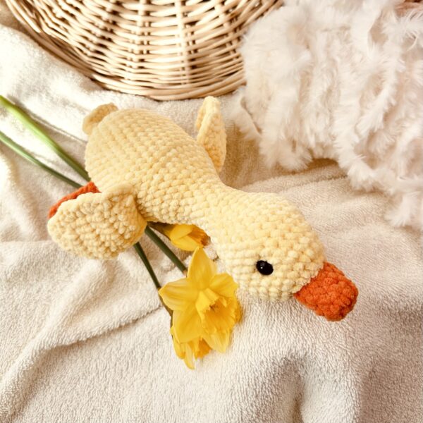 Duck with rattle 3 - duck with rattle,rattle,duck,baby shower,baby gift,baby shower,baby outing,baby layette,baby,handicrafts,mickey,amigurumi,crochet mascot