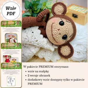 Wzór na małpkę premium